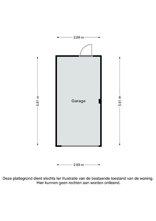 Plattegrond - Sleutelbloem 10, 6467 HR Kerkrade - Sleutelbloem 10 Kerkrade - Garage 2D.jpg